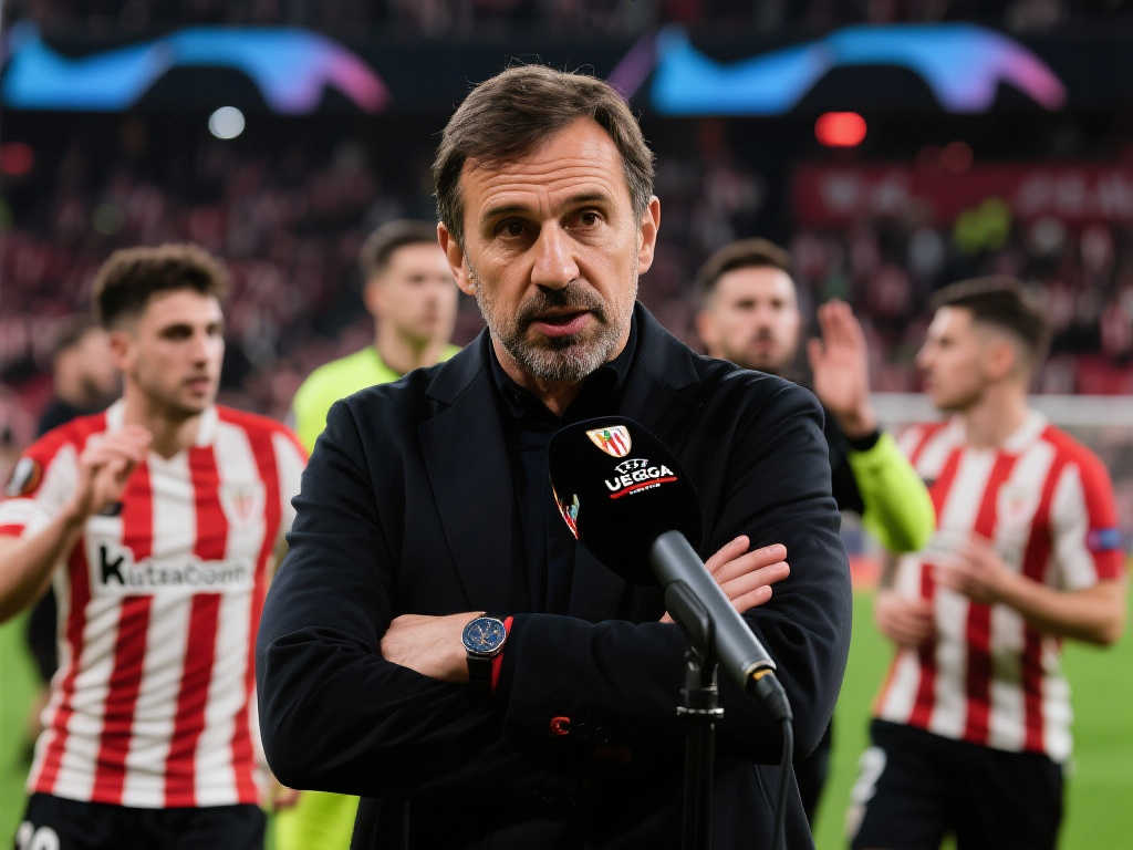 毕巴主帅：最后10分钟表现令人失望，欧联半决赛仍是大成就